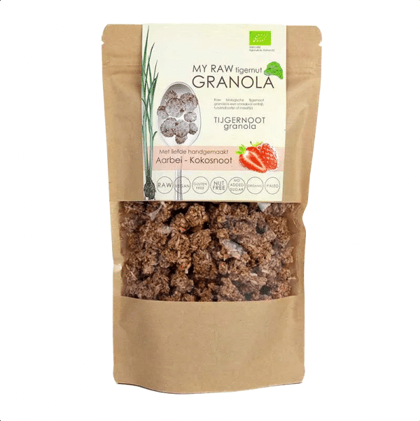 Biologische Granola Aardbei Kokos
